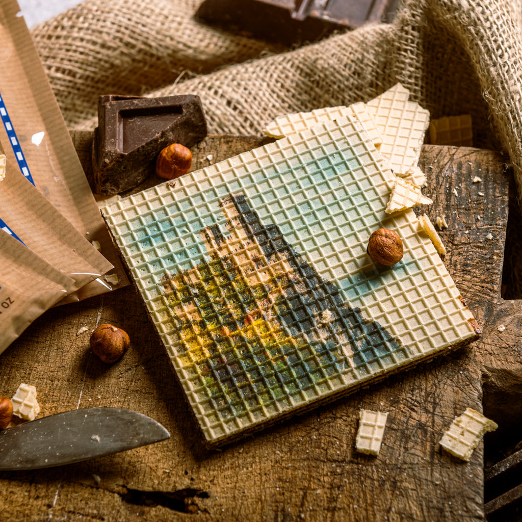 Cartolina Tre Monti cioccolato - Torre di San Marino