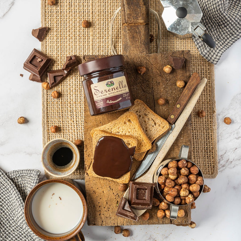 Crema spalmabile Serenella Nocciola e Cioccolato Fondente - la - serenissima - sm